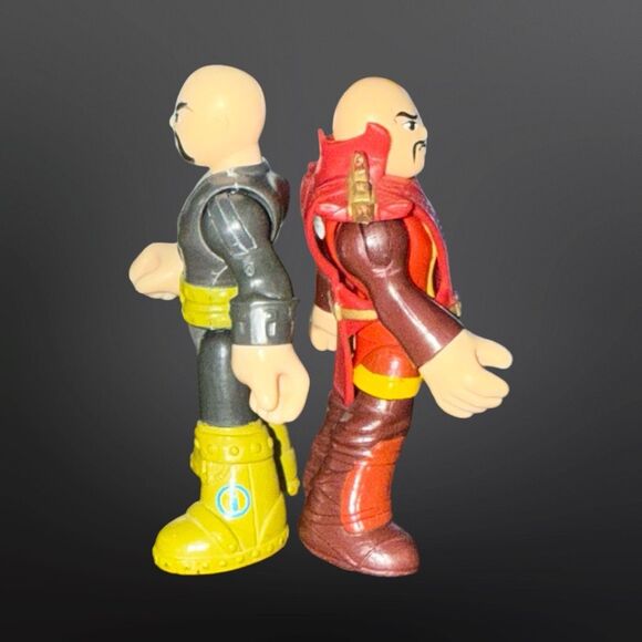 2014 Fisher-Price Imaginext Samurai Dragon Wagon 2 Samurai Warrior Figures - Picture 5 of 13